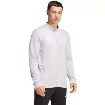 adidas Entrada 26 Track Jacket vyriška pilka L dydžio pilnas užtrauktukas AEROREADY perdirbtas poliesteris futbolo treniruotėms