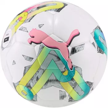 Puma Orbita 4 HYB FIFA Basic futbolo kamuolys baltas-žalias-rožinis 83781 01 4
