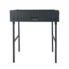 ŠAŠLYKINĖ MG-2 TexasClub anglinis BBQ grilis 70x30x17 cm juodas
