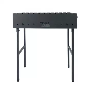 ŠAŠLYKINĖ MG-2 TexasClub anglinis BBQ grilis 70x30x17 cm juodas