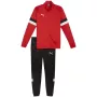 PUMA vyriškas Team Rise pilno užtrauktuko sportinis kostiumas Raudonas/Juodas 2XL
