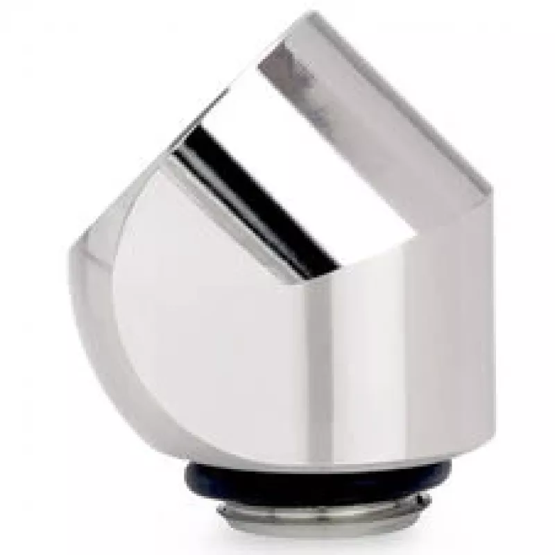 Thermal Grizzly DeltaMate Rotary 45° G1/4 adapteris - blizgus nikelis