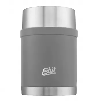 Esbit Sculptor maisto termosas 0,75 l - pilkas | Vakuuminis nerūdijančio plieno termosas