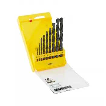 DEWALT DT5911-QZ HSS-R juodintų metalo grąžtų rinkinys, 10 vnt.