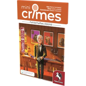 PEGASUS MiniCrimes - Flawed Image - Kooperatyvinis galvosūkių žaidimas, 1-2 žaidėjams, nuo 10 metų