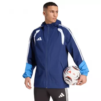 adidas Tiro 26 lietaus striukė vyrams, tamsiai mėlyna, L