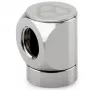 Thermal Grizzly DeltaMate Rotary 90° Moteriškas-Moteriškas G1/4 Adapterio Jungtis, Blizgus Nikelis