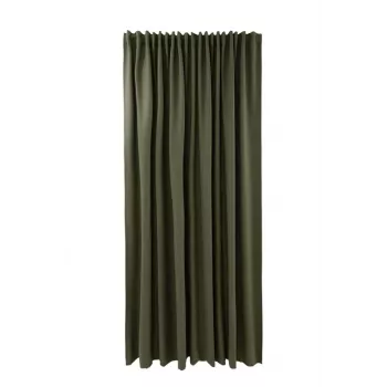 Bari W3630-5057 žalia užuolaida su kilpomis 260x280 cm
