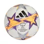 adidas UCL Women's Pro 26/27 League Stage futbolo kamuolys, 5 dydis, baltas/oranžinis/violetinis