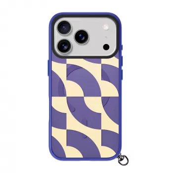 LAUT Keyko Pop dėklas, skirtas iPhone 17 Pro Max, Indigo Tide