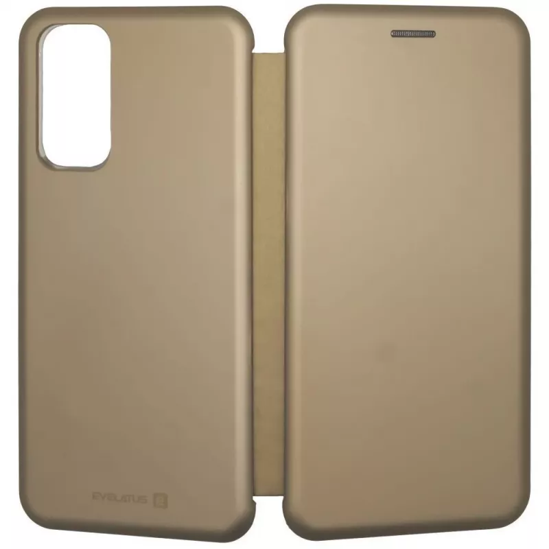 Evelatus Samsung Galaxy A53 5G knygos dėklas auksinis