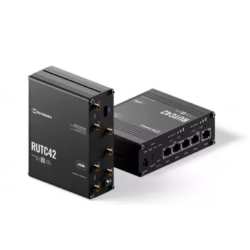 Teltonika Networks RUTC42 (UK) 4G/Wi-Fi 6 Dual-Band pramoninis korinis maršrutizatorius
