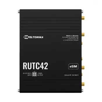 Teltonika Networks RUTC42 (UK) 4G/Wi-Fi 6 Dual-Band pramoninis korinis maršrutizatorius