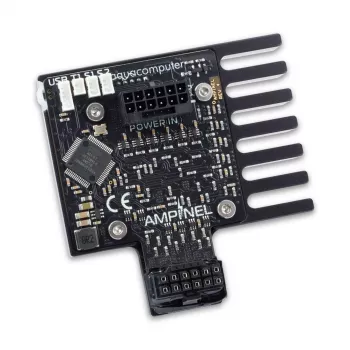Aqua Computer AMPINEL 12V-2x6 vaizdo plokštės maitinimo valdymas, 650 W, OLED, RGBpx - B tipas