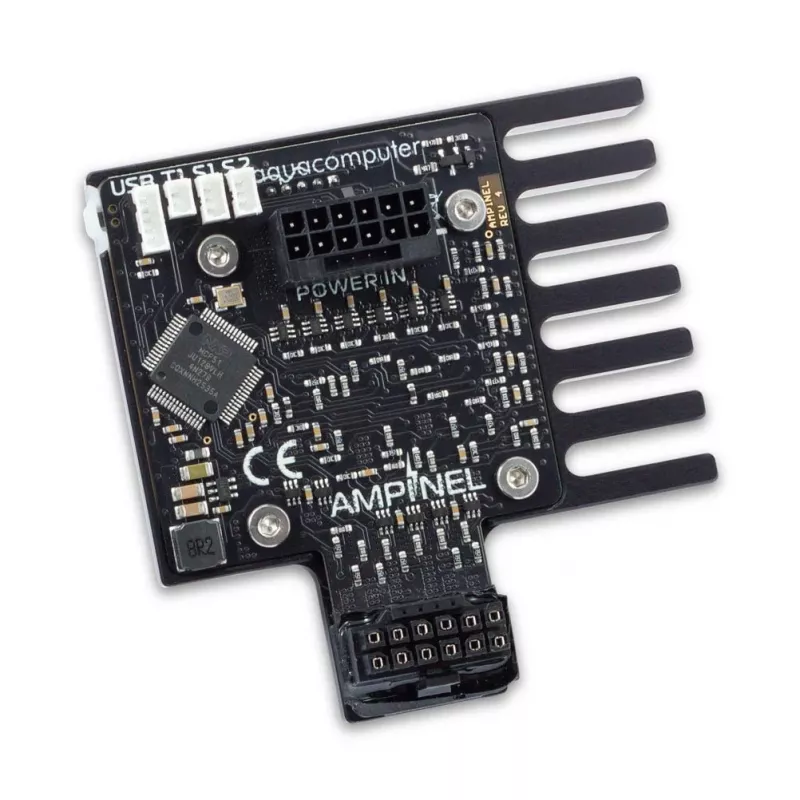 Aqua Computer AMPINEL 12V-2x6 vaizdo plokštės maitinimo valdymas, 650 W, OLED, RGBpx - B tipas