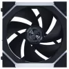 Lian Li UNI FAN SL FLEX Wireless ARGB 120 mm PWM korpuso ventiliatorius - 3 vnt., juodas, atvirkštinės mentės