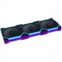 Lian Li UNI FAN SL FLEX Wireless ARGB 120 mm PWM korpuso ventiliatorius - 3 vnt., juodas, atvirkštinės mentės