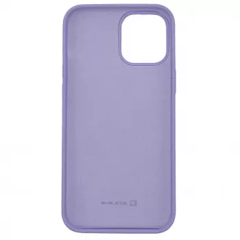 Evelatus Apple iPhone 12 Pro Max Premium Soft Touch silikoninis dėklas šviesiai violetinis