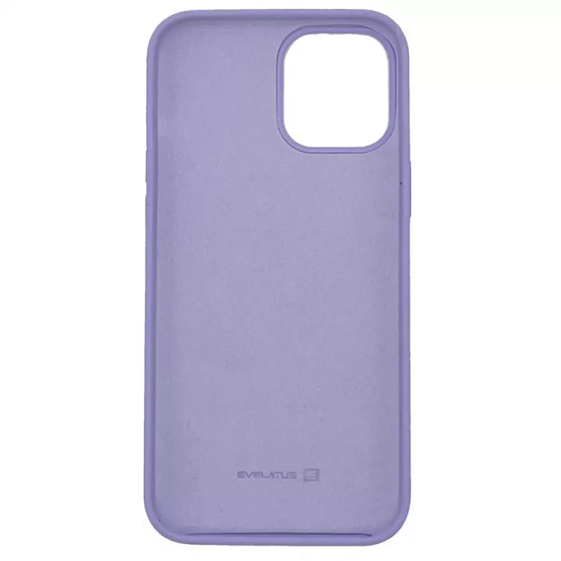 Evelatus Apple iPhone 12 Pro Max Premium Soft Touch silikoninis dėklas šviesiai violetinis
