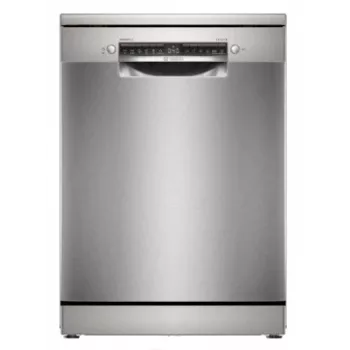 Bosch Serie 4 SMS4HMI08E laisvai pastatoma indaplovė, 14 komplektų, sidabrinė Inox, EcoSilence Drive, Home Connect