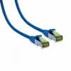 IT-BUDGET Full Copper Premium Patch Cable Cat.6A su Cat.7 žaliava 600 MHz Halogen-Free PoE+ 10Gbps mėlyna 3m