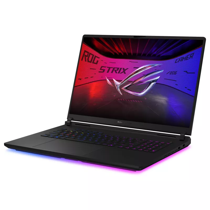 ASUS ROG Strix Scar 18 G835LXG-TQ328W žaidimų nešiojamasis kompiuteris, 18 inch QHD+ 240Hz, Intel Core i9, RTX 5090, 128GB RAM, 8TB SSD, Win11 Home, vokiška klaviatūra