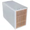 Lian Li DAN Cases B4 Wood Edition Micro-ATX korpusas - buko mediena, balta