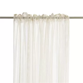 Mudanya Cream Dim-Out užuolaida 280x260 cm su kilpomis