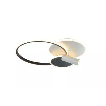 LED lubinis skydinis šviestuvas 35W + 3W 2425lm 4000K natūrali balta, kvadratinis, montuojamas prie paviršiaus