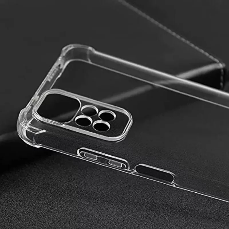 Evelatus Xiaomi Redmi Note 11/11S karinis atsparus smūgiams silikoninis dėklas TPU permatomas
