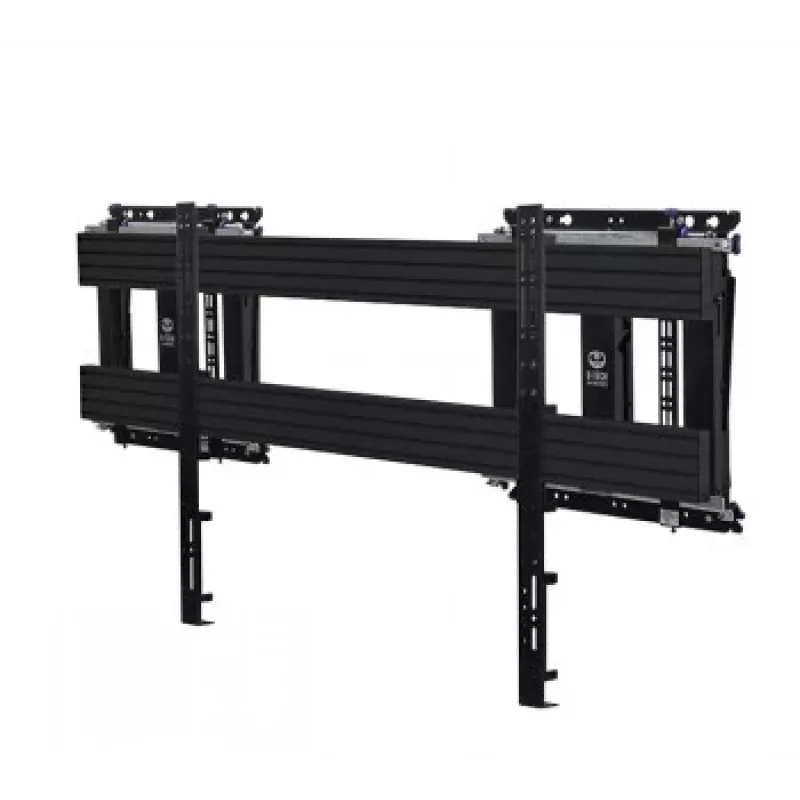 B-TECH AV BT9921/B Soft-Open pilno aptarnavimo sieninis laikiklis XXL ekranams - juodos spalvos