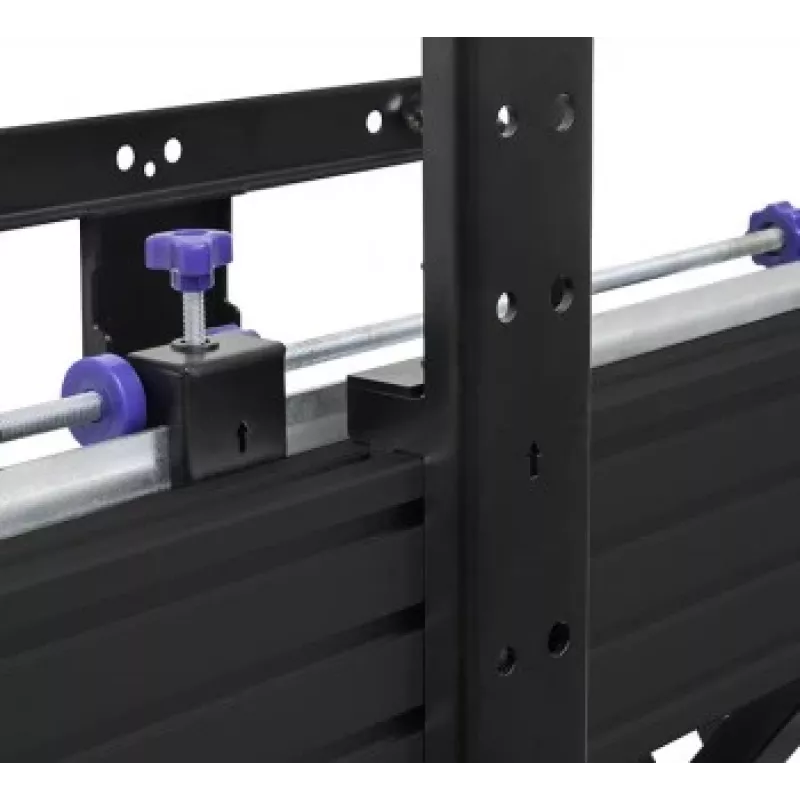 B-TECH AV BT9921/B Soft-Open pilno aptarnavimo sieninis laikiklis XXL ekranams - juodos spalvos