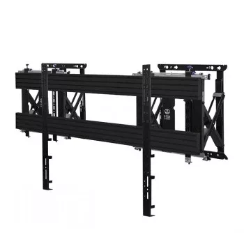 B-TECH AV BT9921/B Soft-Open pilno aptarnavimo sieninis laikiklis XXL ekranams - juodos spalvos