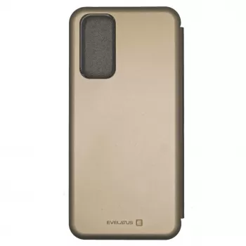Evelatus Xiaomi Redmi Note 10S / Poco M5s knygos tipo dėklas auksinis