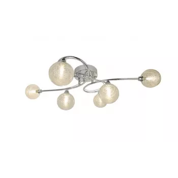 Lubinis šviestuvas CL16022-6 6x28W G9 Modernus Chromuotas 6 Šviesų Šviestuvas