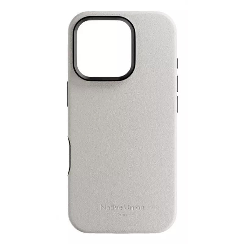 Native Union Active Case, skirtas iPhone 16 - juoda, suderinama su MagSafe, iš perdirbtų medžiagų