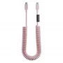 Native Union Pop Cable USB-C į USB-C 2,4 m 60W pintas laidas (Candy)