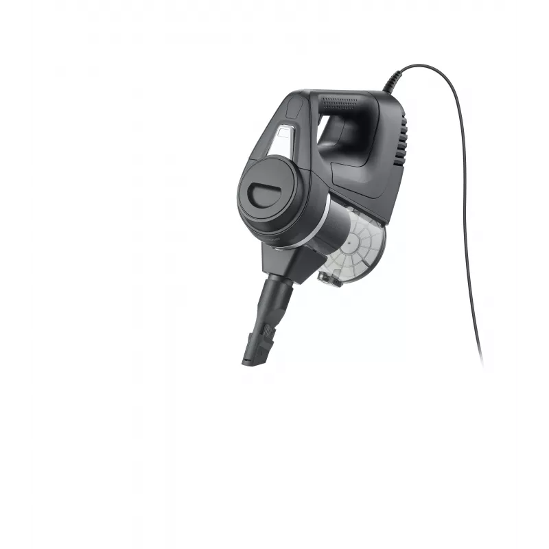 Severin CY 007080 Bekonteinis cilindrinis dulkių siurblys su HEPA 13 filtru, Multi-Cyclone technologija, 750 W, juodas/raudonas