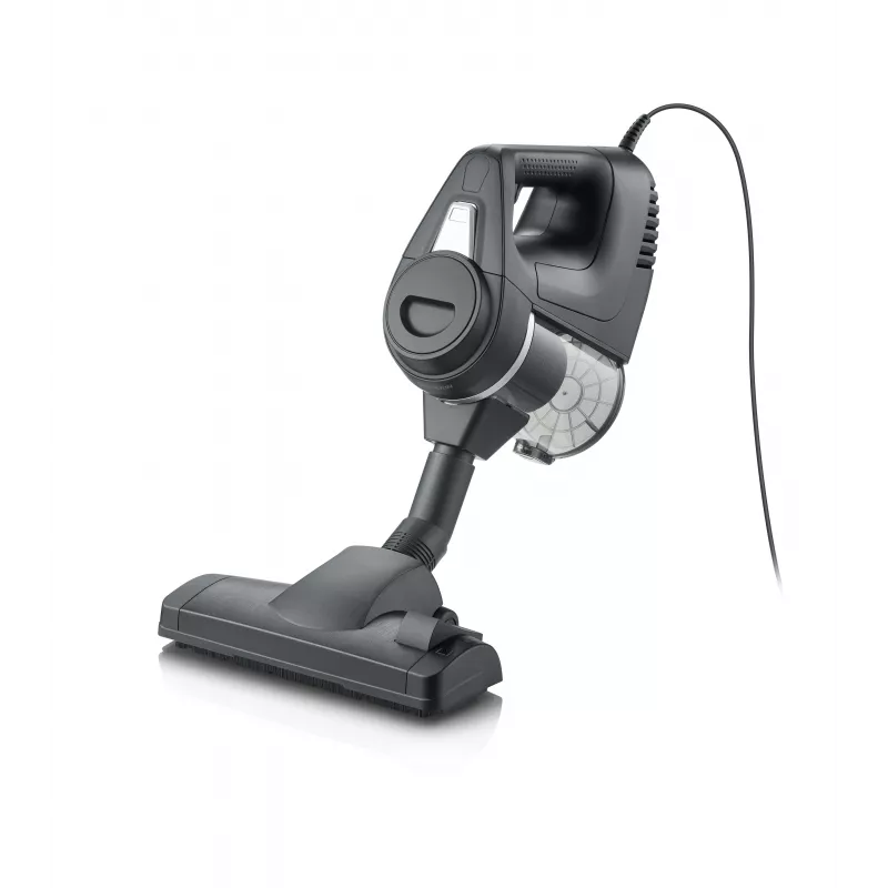 Severin CY 007080 Bekonteinis cilindrinis dulkių siurblys su HEPA 13 filtru, Multi-Cyclone technologija, 750 W, juodas/raudonas