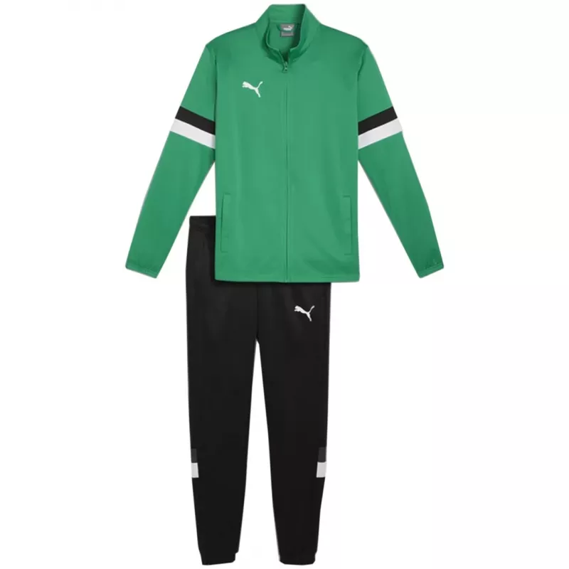 PUMA vyriškas Team Rise treniruočių kostiumas Forest Night / Puma Black 2XL