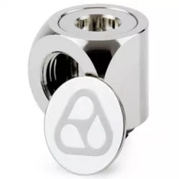 Thermal Grizzly DeltaMate Rotary 90° adapteris G1/4 colio - blizgus nikelis
