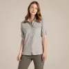 Craghoppers NosiLife Adventure LS Shirt III moteriški kelioniniai marškiniai - Soft Mushroom