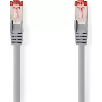 Nedis CAT6 S/FTP tinklo kabelis RJ45 kištukas į RJ45 kištuką 20m apvalus LSZH pilkas