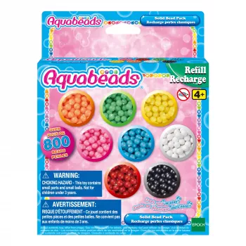 EPOCH Aquabeads Solid Beads papildymo pakuotė – raudona, 600 vnt.