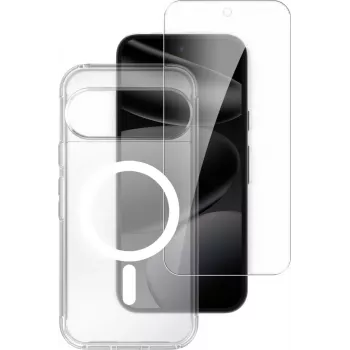 4smarts 360° Premium apsaugos rinkinys, skirtas Google Pixel 11 Pro XL - skaidrus