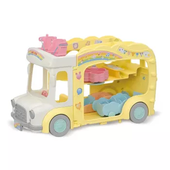 Sylvanian Families nuotykių darželio autobusas Vaivorykštė