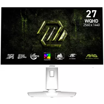 MSI MAG274QRFWDEX32 27 inch WQHD Rapid IPS žaidimų monitorius, 180Hz, 1ms, Quantum Dot, KVM, USB-C
