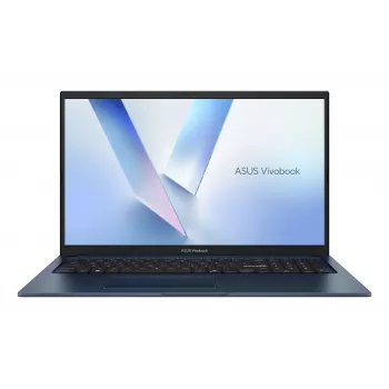 ASUS Vivobook 17 X1704MA-ISSAU199W 17,3 colio FHD IPS nešiojamasis kompiuteris, Intel Core i3-N305, 8GB RAM, 256GB SSD, Windows 11 Home, AZERTY prancūziška klaviatūra, Indie Black