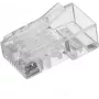 UNITEK RJ45 modulinis kištukas (8P8C) Cat.6, 100 vnt., permatomas