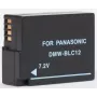EXTRA DIGITAL Panasonic DMW-BLC12 pakaitinė baterija 1200mAh 7.2V Li-Ion, skirta Lumix G/FZ/GX serijai